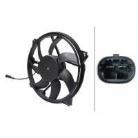 Lüfter, Motorkühlung 12V 250W Ø390mm HELLA für PEUGEOT 308 CC (4B_) 2.0 CVVT