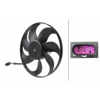 Lüfter, Motorkühlung 12V 200W Ø348mm HELLA für VW GOLF IV Variant (1J5) 1.4 16V