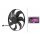 Engine Cooling Fan 12 V 200 W 3-pole HELLA for e.g. SKODA FABIA