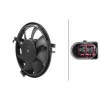 Lüfter, Motorkühlung 12V 200W Ø: 281mm HELLA für VW PASSAT B5.5 (3B3) 2.0