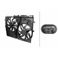 Lüfter, Motorkühlung 12V 250W Ø390mm HELLA für PEUGEOT BOXER Van 2.2 HDi 150