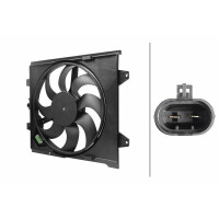 Engine Cooling Fan 12 V 250 W 2-pole HELLA for e.g. FIAT 500