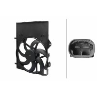 Engine Cooling Fan 12 V 250 W 2-pole HELLA for e.g. PEUGEOT 208