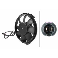 Engine Cooling Fan 12 V 240 W 2-pole HELLA suitable for e.g. AUDI A4