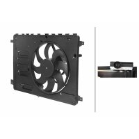 Lüfter, Motorkühlung 12V 250W Ø: 387mm HELLA für VOLVO S60 II (134) D5 AWD