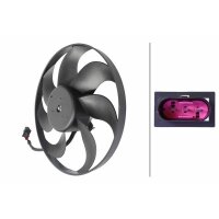 Lüfter, Motorkühlung 12V 200W Ø: 348mm HELLA für AUDI A3 (8L1) 1.8 T