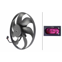 Engine Cooling Fan 12 V 200 W 3-pole HELLA for SEAT IBIZA and others