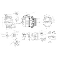 Kompressor, Klimaanlage 12V R 134a HELLA für BMW Z8 Roadster (E52) 4.9