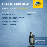 Kompressor, Klimaanlage 12V R 134a/R 1234yf HELLA für VOLVO S60 II (134) D5 AWD