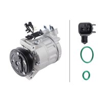 Kompressor, Klimaanlage 12V R 134a HELLA für VOLVO V70 III (135) D5