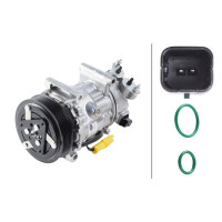 Kompressor, Klimaanlage 12V R 134a HELLA für PEUGEOT 207 Saloon 1.4