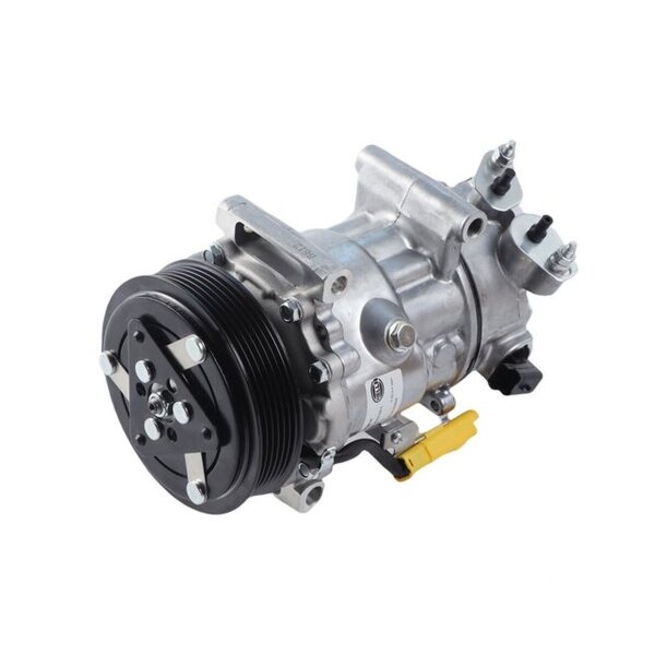 Klimakompressor 12 V Ø 119 HELLA passend für u.a. CITROËN DS3