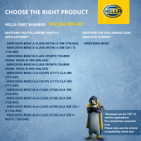 Air Conditioning Compressor 12 V Ø 115 HELLA for MERCEDES-BENZ A-CLASS