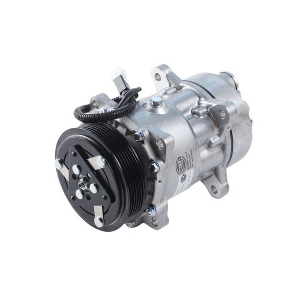 Klimakompressor 12 V Ø 119 HELLA passend für u.a. CITROËN JUMPER