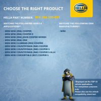 Klimakompressor 12 V Ø 109 HELLA für u.a. MINI MINI COUNTRYMAN