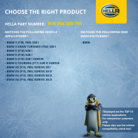 Klimakompressor 12 V Ø 110 HELLA Thermo-Expertise passend für u.a. BMW 5er