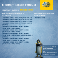 Air Conditioning Compressor 12 V Ø 115 HELLA for MERCEDES-BENZ B-CLASS