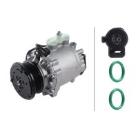 Kompressor Klimaanlage 12V R 134a/R 1234yf HELLA für FORD TOURNEO CONNECT 1.8