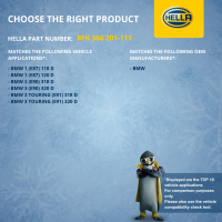 Kompressor, Klimaanlage 12V R 134a HELLA für BMW 3er (E90) 320 d