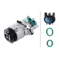 Kompressor, Klimaanlage 12V R 134a HELLA für BMW 3er (E90) 320 d