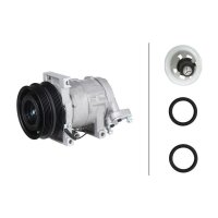 Kompressor, Klimaanlage 12V R 134a/R 1234yf HELLA für VOLVO S40 II (544) 2.4