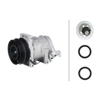 Klimakompressor 12 V Ø 119 HELLA Thermo-Expertise passend für u.a. VOLVO S40