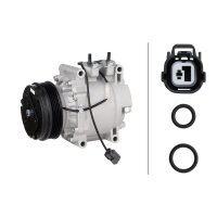 Kompressor Klimaanlage 12V R134a/R1234yf HELLA für HONDA JAZZ II (GD_,GE3,GE2)
