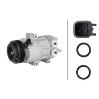 Kompressor, Klimaanlage 12V R 134a/R 1234yf HELLA für FORD MONDEO IV (BA7) 2.3