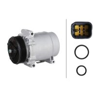 Kompressor Klimaanlage 12V R134a/R1234yf HELLA für PEUGEOT EXPERT Van (V_) 1.6