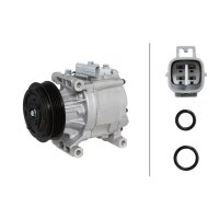 Kompressor, Klimaanlage 12V R 134a/R 1234yf HELLA für FIAT 500 C (312_) 1.4