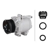 Kompressor Klimaanlage 12V R134a/R1234yf HELLA für HONDA CR-VIII (RE_) 2.0i-VTEC