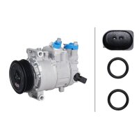 Kompressor Klimaanlage 12V R 134a/R 1234yf HELLA für AUDI A6 C7 (4G2,4GC)