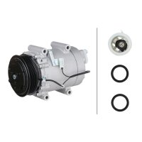 Kompressor, Klimaanlage 12V R 134a/R 1234yf HELLA für VOLVO V70 II (285) T5