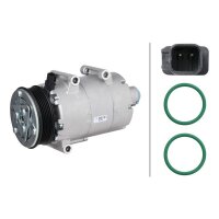 Kompressor Klimaanlage 12V R 134a/R 1234yf HELLA für FORD MONDEO IV Van 2.0 TDCi