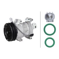 Kompressor, Klimaanlage 12V R 134a HELLA für TOYOTA YARIS (_P13_) 1.5