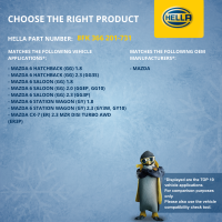 Kompressor, Klimaanlage 12V R 134a HELLA für MAZDA 6 Saloon (GG) 1.8