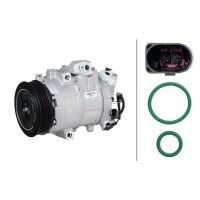 Kompressor, Klimaanlage 12V R 134a HELLA für SKODA FABIA I (6Y2) 1.2