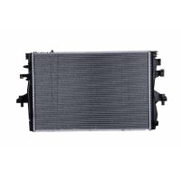 Radiator Engine cooling fins brazed 712 - 468 mm HELLA for e.g. VW TRANSPORTER