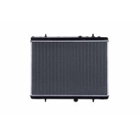 Kühler Motorkühlung Kühlrippen gelötet 380 - 538 mm HELLA für u.a. PEUGEOT 308