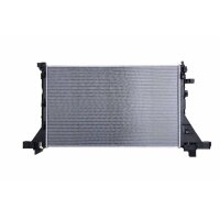 Radiator Engine cooling fins soldered 775 - 488 mm HELLA for RENAULT MASTER