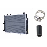 Engine Cooling Radiator cooling fins soldered 667 - 468 mm HELLA for MB S-CLASS