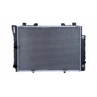 Engine Cooling Radiator cooling fins soldered 667 - 468 mm HELLA for MB S-CLASS