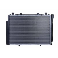 Engine Cooling Radiator cooling fins soldered 667 - 468 mm HELLA for MB S-CLASS