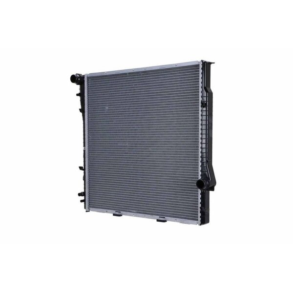 Engine Cooling Radiator cooling fins soldered 590 - 598 mm HELLA for BMW X5