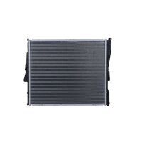 Engine Cooling Radiator cooling fins soldered 580 - 498 mm HELLA for BMW X3