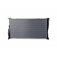 Engine Cooling Radiator cooling fins soldered 600 - 338 mm HELLA for BMW 3