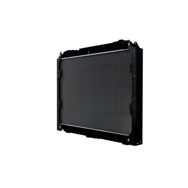 Kühler Motorkühlung Kühlrippen gelötet 677 - 966 mm HELLA für u.a. MB AROCS