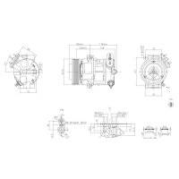 Kompressor, Klimaanlage 12V R 134a HELLA für MERCEDES-BENZ CLS (C218) CLS 400