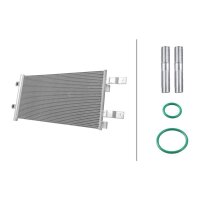 Kondensator Klimaanlage mit Trockner Kühlrohre parallel HELLA für u.a. MAN TGS