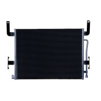 Kondensator, Klimaanlage ohne Trockner HELLA für RENAULT TRUCKS KERAX 385.18/B
